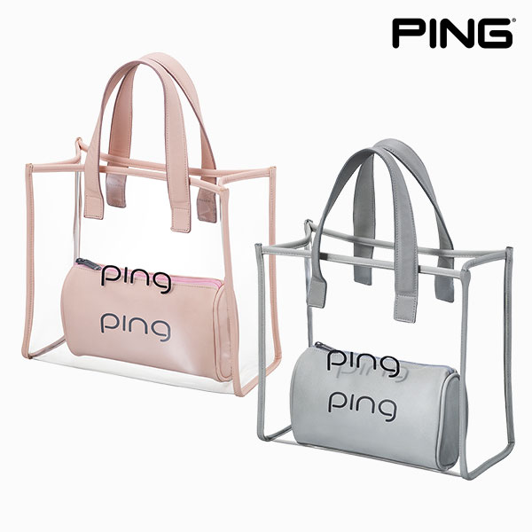 핑 W 여성 투명 토트백 비치백 캠핑용품