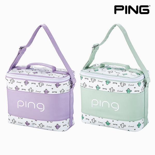 핑 W 여성 캐릭터 보냉백