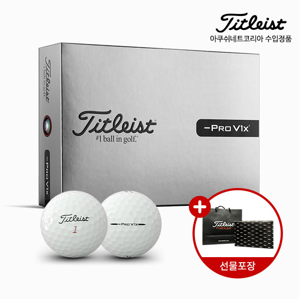 아쿠쉬네트 타이틀리스트 V1X 레프트대쉬 4피스 골프공 2026년