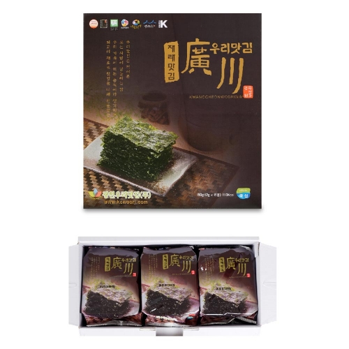 광천 우리맛김 조미 김 재래 식탁김 15봉