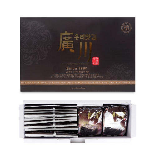 광천 우리맛김 김 혼합 선물세트 (전장10봉+식탁8봉)