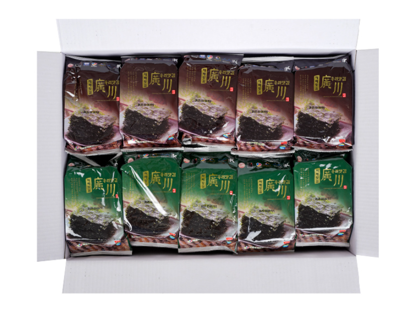 광천 우리맛김 조미 김 식탁김 30봉 선물세트