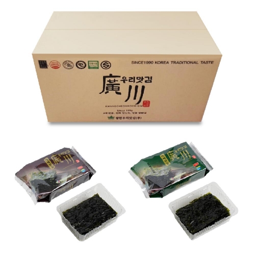 광천 우리맛김 조미김 도시락김 72봉세트 (4g*72ea)