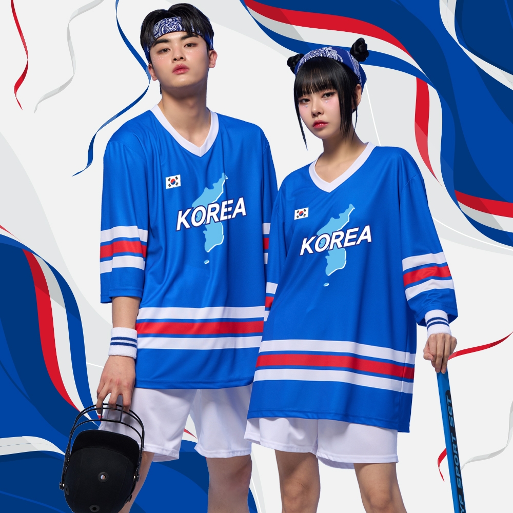 아이스하키 세트 블루
