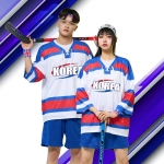 아이스하키 세트 화이트 블루