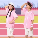 아동 오픈야구티 베이스볼 핑크 세트 (성인포함)