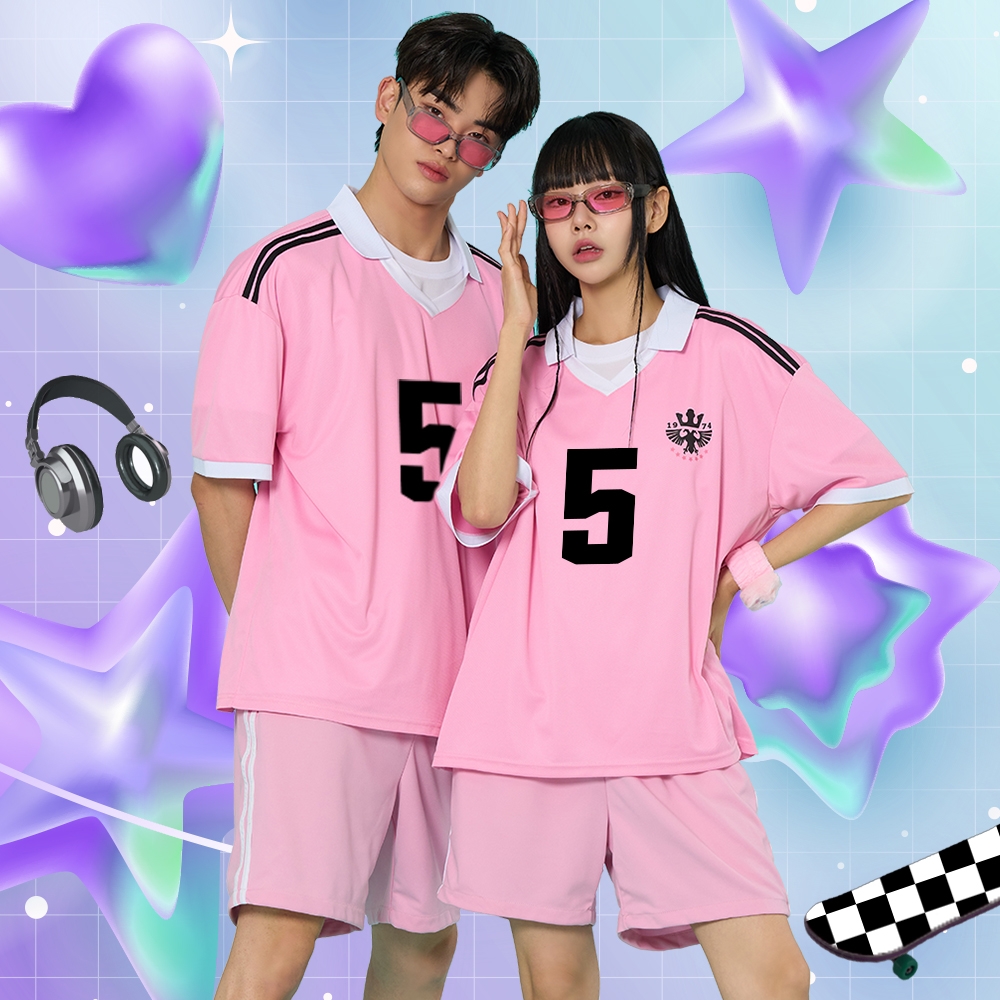 풋볼져지 축구세트 핑크