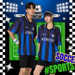 풋볼 축구복 블루블랙 풋볼져지 세트
