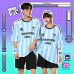 축구반티 풋볼 스트라이프 블루세트