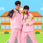 핑크 교련복세트 (긴팔/긴바지) 세트