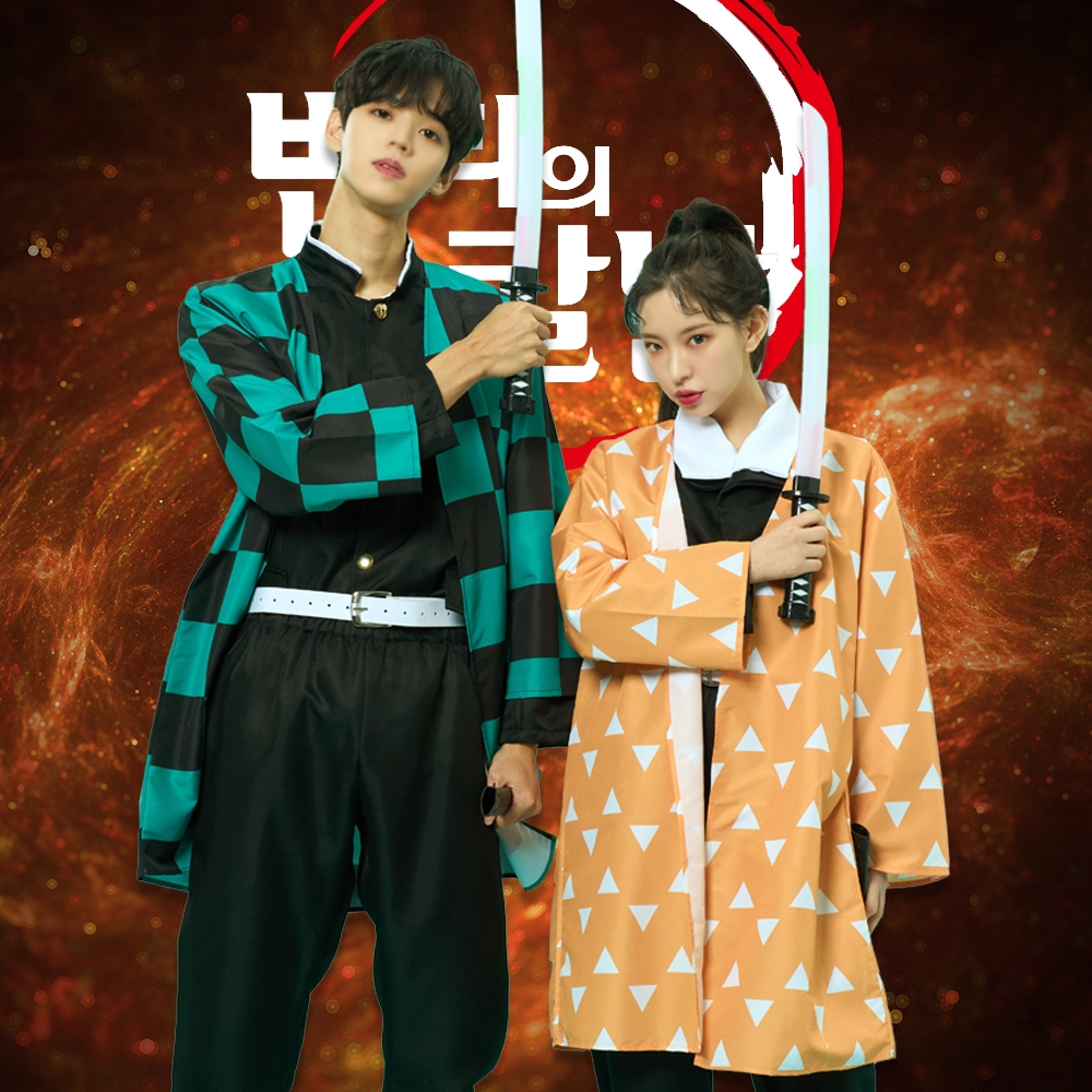 귀멸의칼날 탄지로&젠이츠 세트