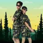 개구리군복 반팔반바지 세트