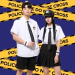 경찰 뉴욕 NYPD 세트 화이트