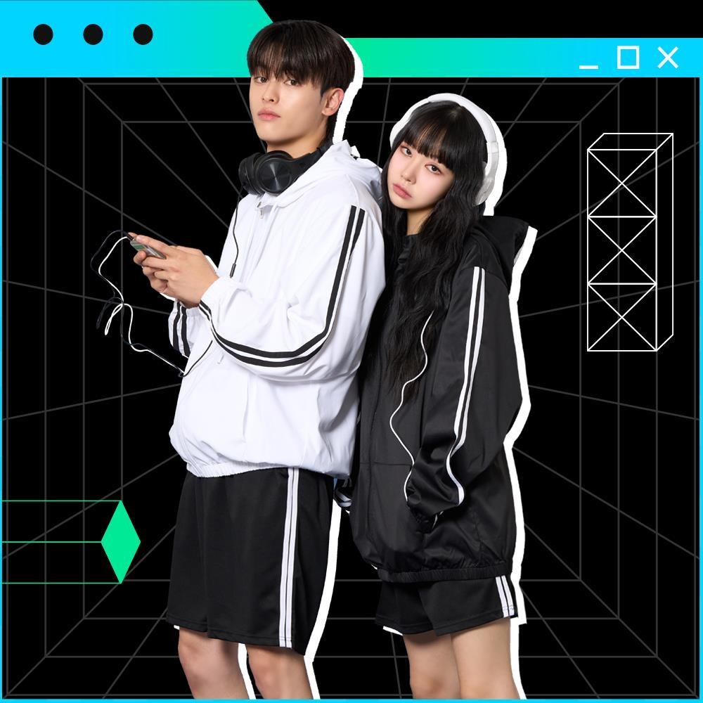 2선 바람막이 후드세트