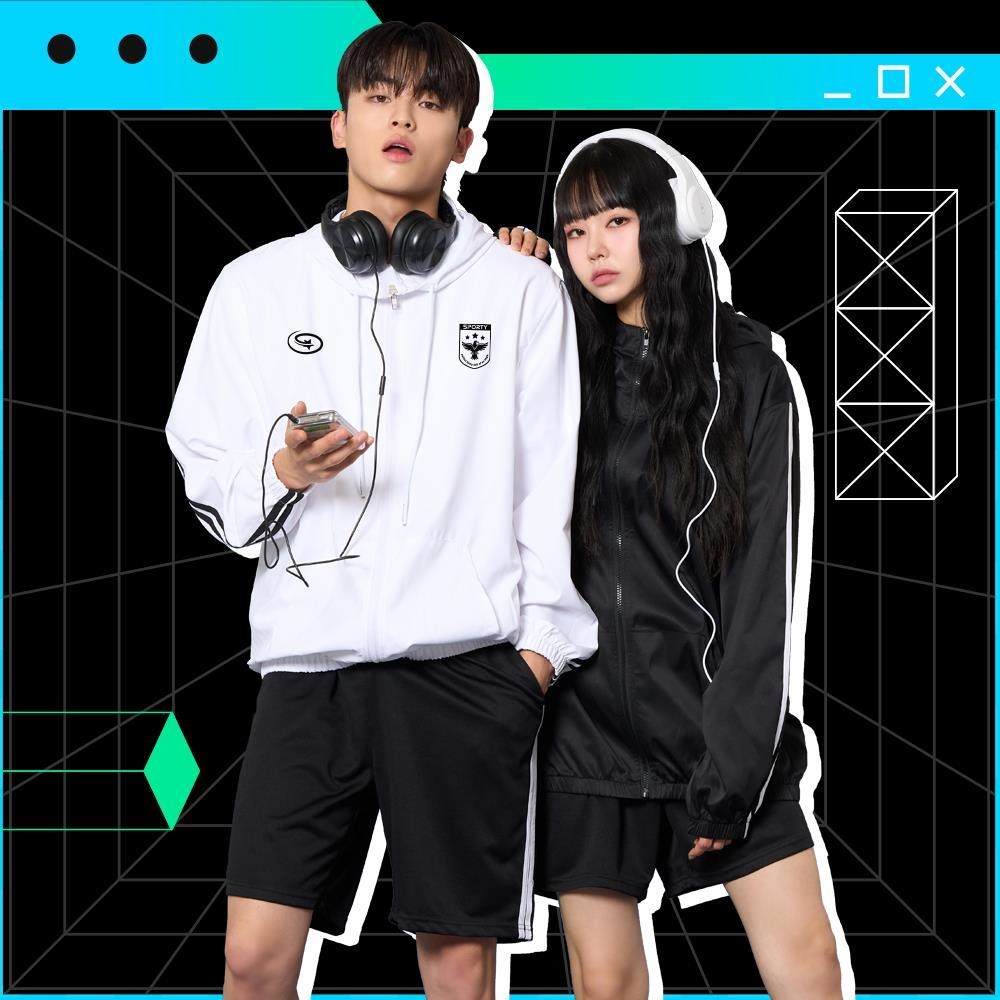 2선 바람막이 후드세트