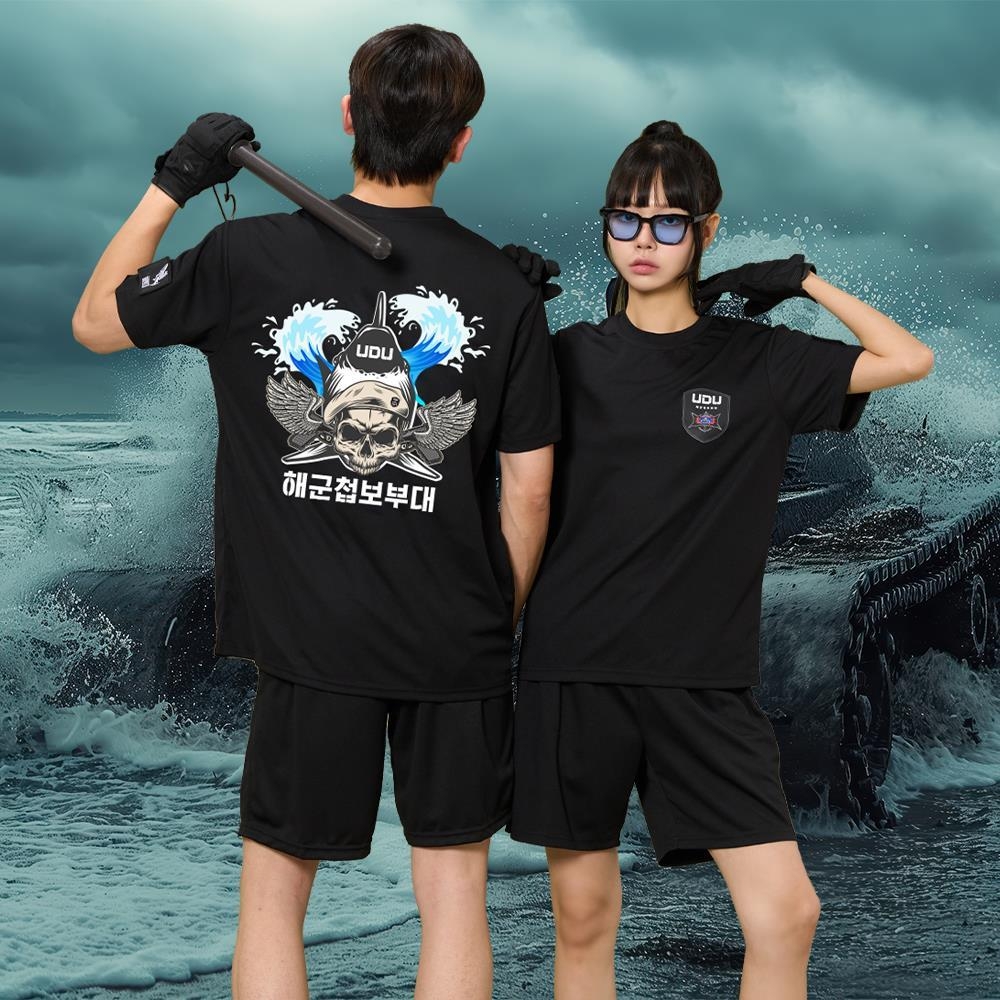 강철부대 UDU반팔 블랙