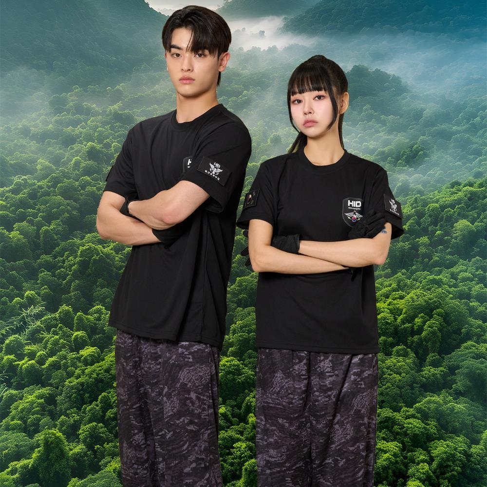 강철부대 HID반팔 블랙
