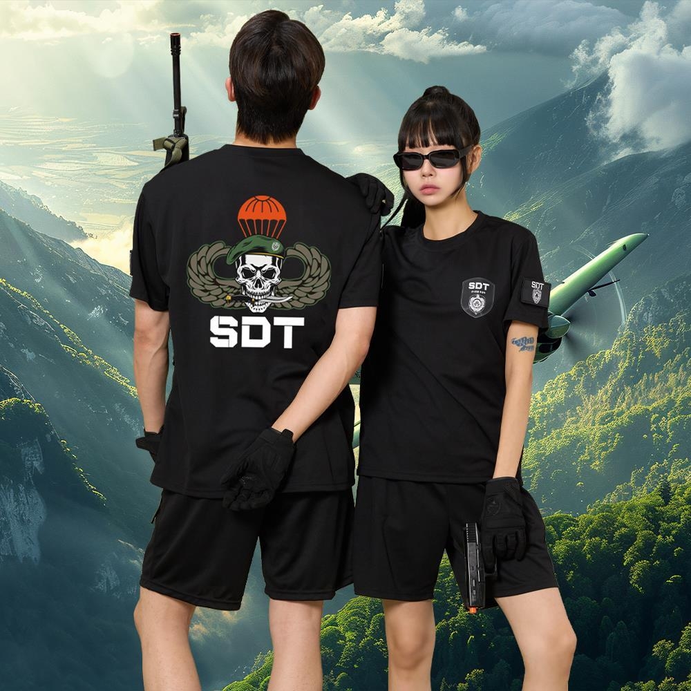 강철부대 SDT반팔 블랙