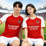 축구반티 아스날 홈형 4445A [반팔/긴팔]