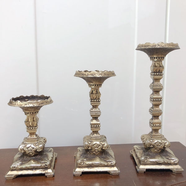 vintage brass candle stick series 2