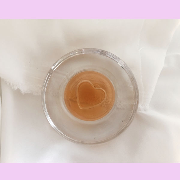 vintage heart paperweight