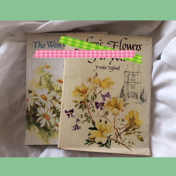 vintage flower books