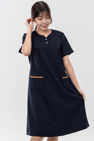 임부복 하트넥 다크네이비 2251