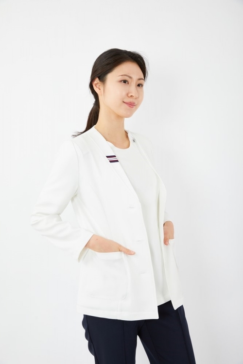포인트 자켓 화이트-5365