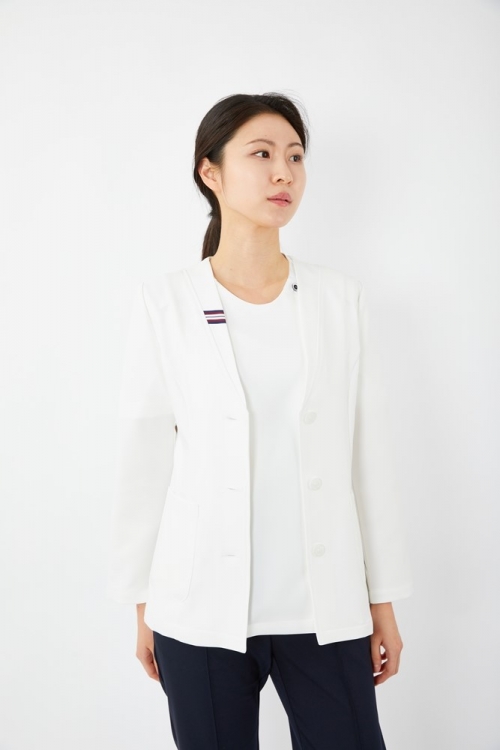 포인트 자켓 화이트-5365