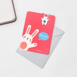 북마크 카드(미니) 뽁토끼