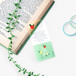 한국문학 투명 책갈피 - 동백꽃