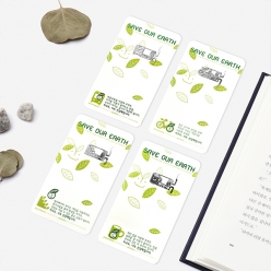 북마크 Save our earth 실천편 가로타입 환경지키기