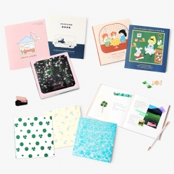 [주문 제작 상품] 투명 커버 프리노트 정사각