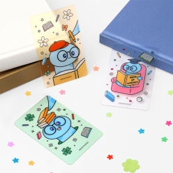 청사 초롱이 투명 책갈피