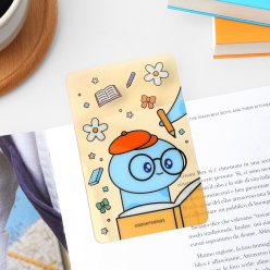 청사 초롱이 투명 책갈피 - 문학초롱