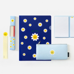 스마일 신학기 필통 문구세트 - 해피