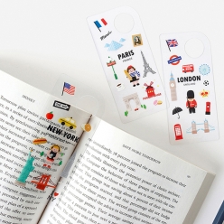 비비드 투명 책갈피