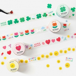 스마일 롤 스티커