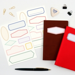 2타입 라벨 스티커 - 베이직