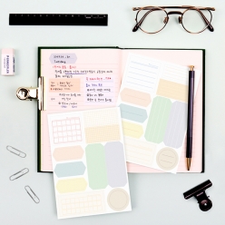 2타입 라벨 스티커 - 노트