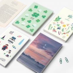 [주문 제작 상품] 투명 커버 프리노트 직사각