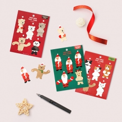 크리스마스 미니 미니 허그 카드