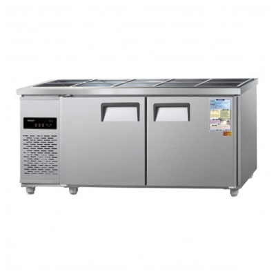 우성 업소용 반찬냉장고 테이블형 냉장고 직냉식 CWSM-180RB (밧드별도)