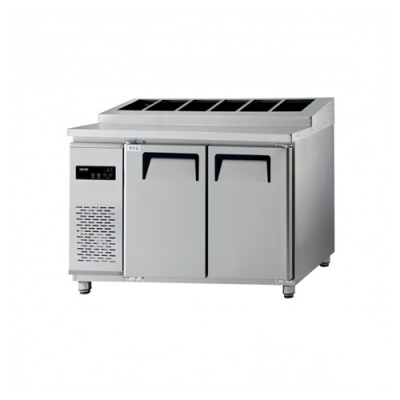 업소용 우성 간냉식 토핑테이블 1200 올냉장 GWFM-120RTT