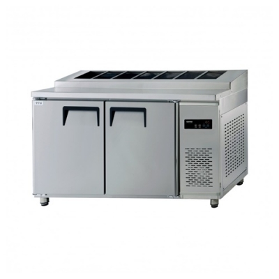 업소용 우성 간냉식 토핑테이블 1500 올냉장 GWFM-150RTT