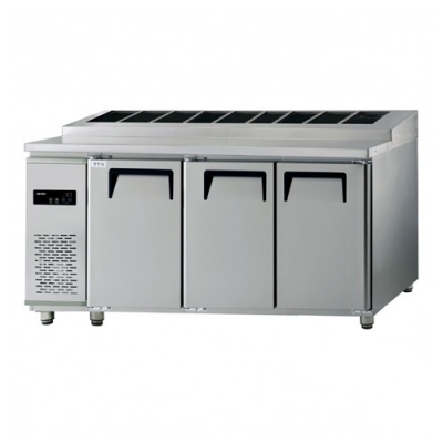 업소용 우성 간냉식 토핑테이블 6자 올냉장 GWFM-180RTT