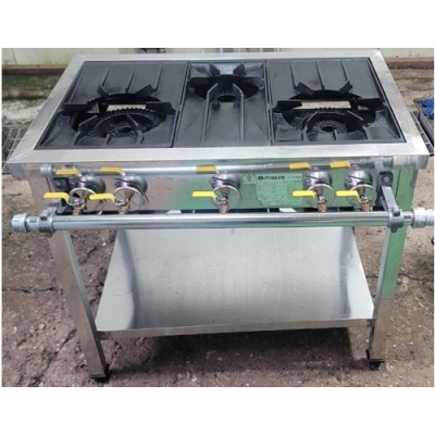 업소용 3구 가스렌지 복음렌지 900x600x800