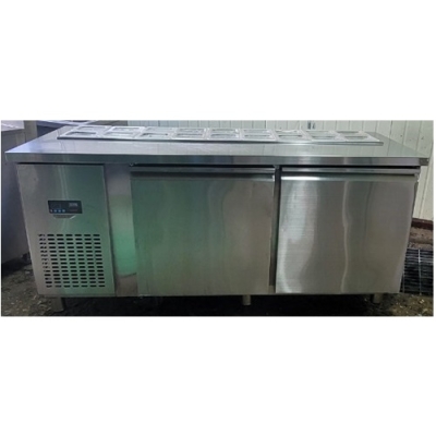 업소용 뒷줄받드 냉장고 앞작업대 냉장고 반찬 토핑냉장고 간냉식 1800x700x850