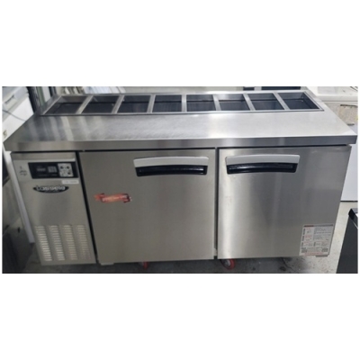 업소용 라셀르 반찬냉장고 1500 앞작업대 냉장고 간냉식 LTB-1525RS