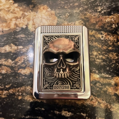 S.T 듀퐁 Haute Creation Skull & Rose Cutter 황동